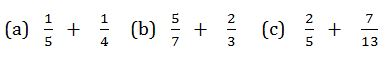 MATHEMATICS FORM ONE NOTES TOPIC 2:FRACTIONS