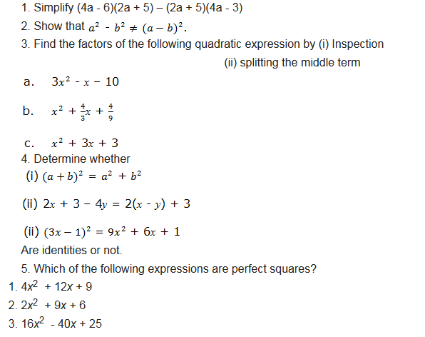 ALGEBRA