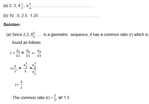 SEQUENCE AND SERIES